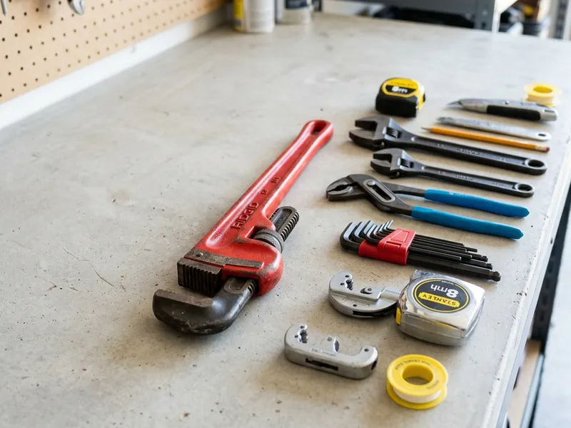 Professional plumbers in North Pekin, IL equipped with top-tier tools for residential and commercial plumbing services.